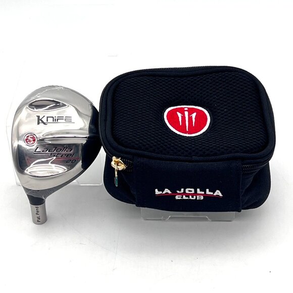 La Jolla Club Other - La Jolla Club Knife Steel 20 Degree Golf Club Head 5 Wood With Zippered Case New